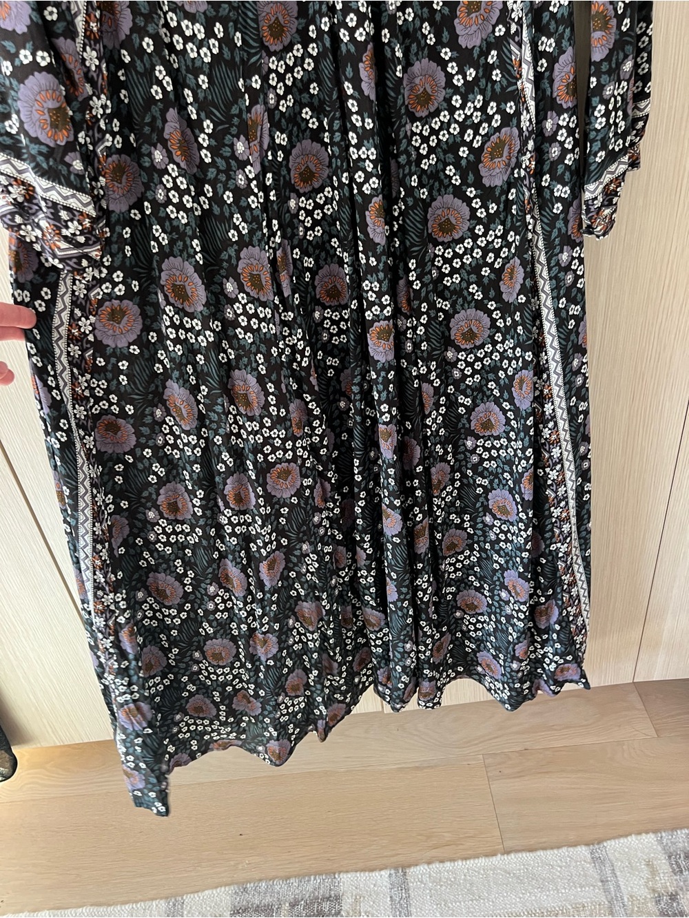 Natalie Martin Fiore Floral Long Sleeve Maxi Dress - Picture 4 of 5